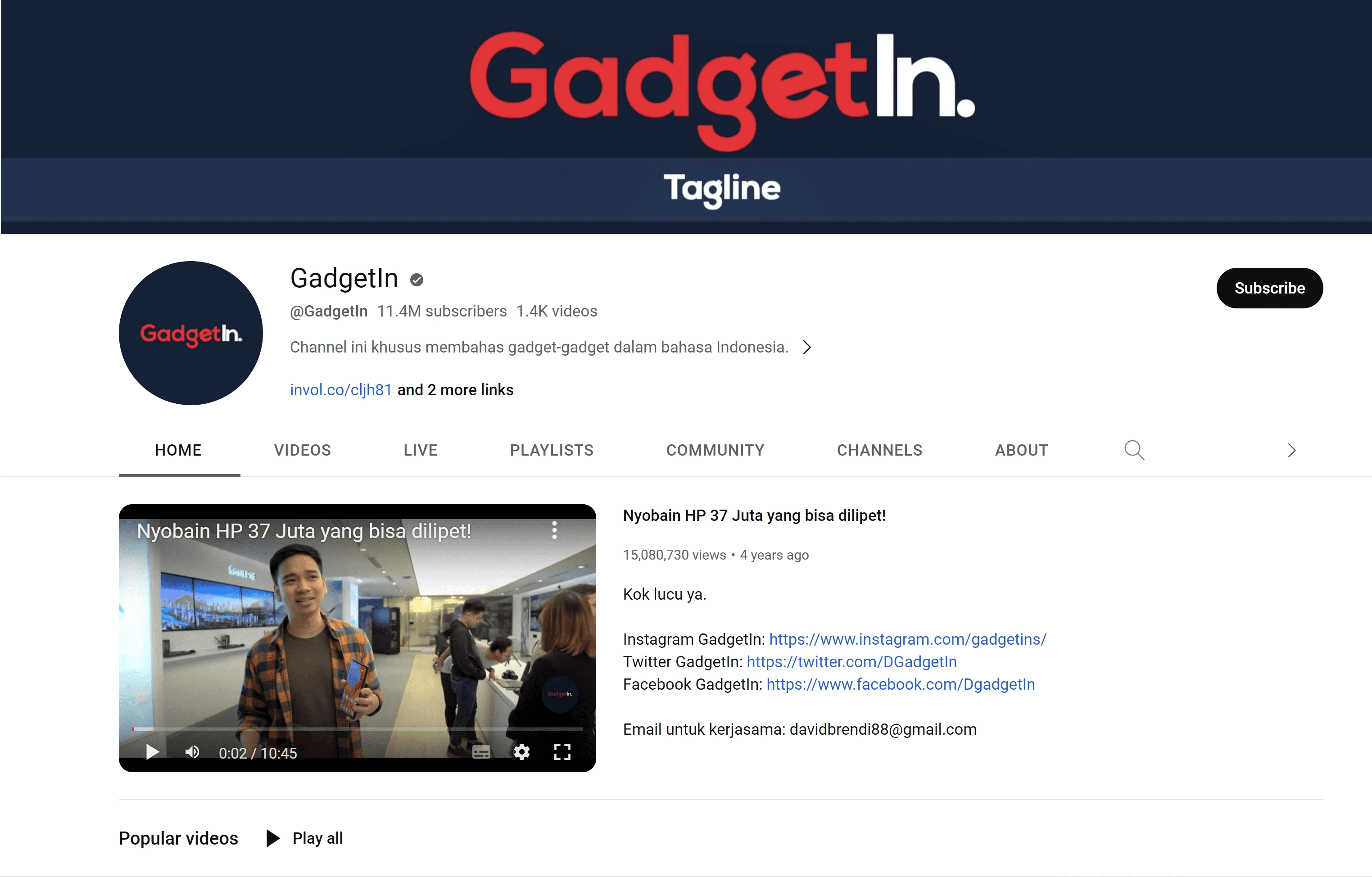 Kamu bisa melakukan content marketing di channel video seperti Youtube, untuk meningkatkan brand awareness bisnis kamu.