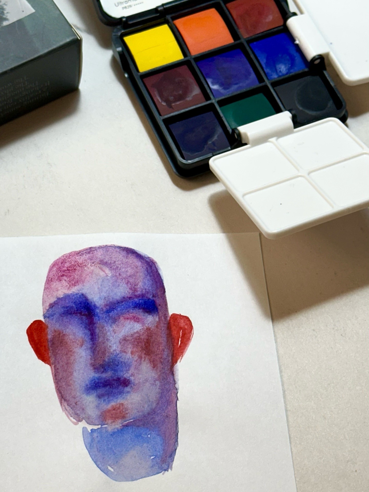 A portrait of a girl in a red scarf made by Gyula Benczúr.