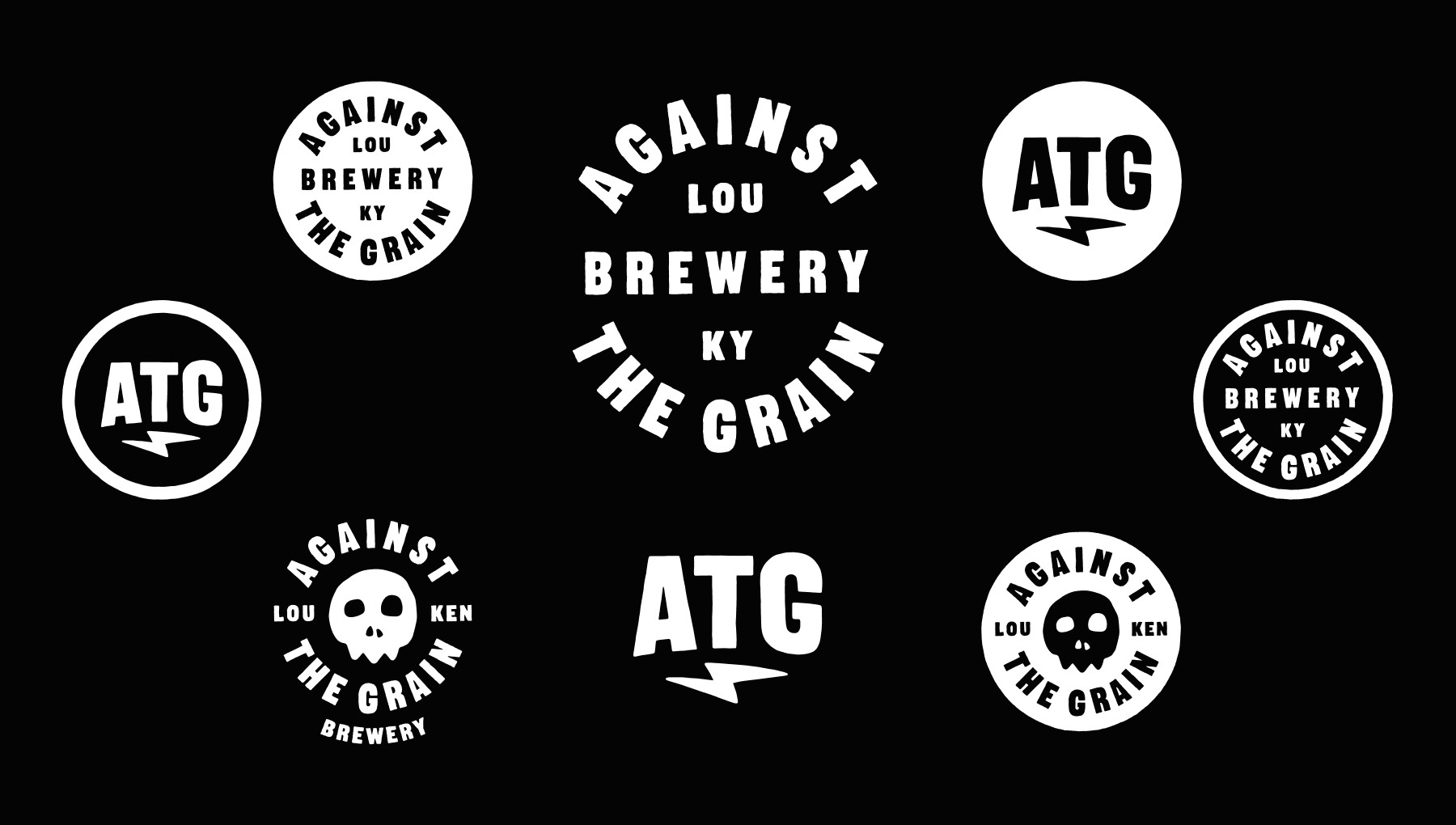 Image of Against the Grain badge designs