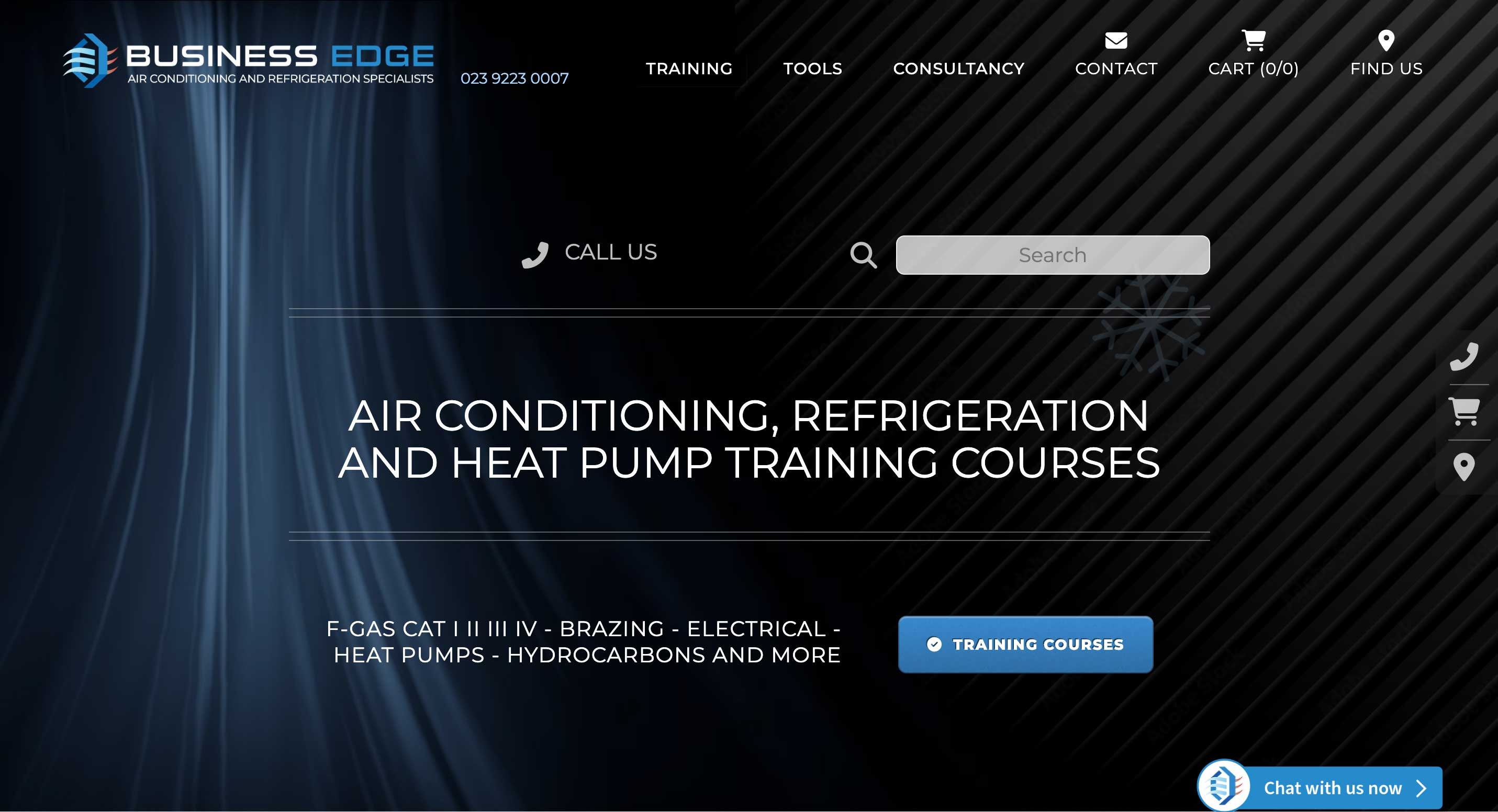 BEL homepage screenshot