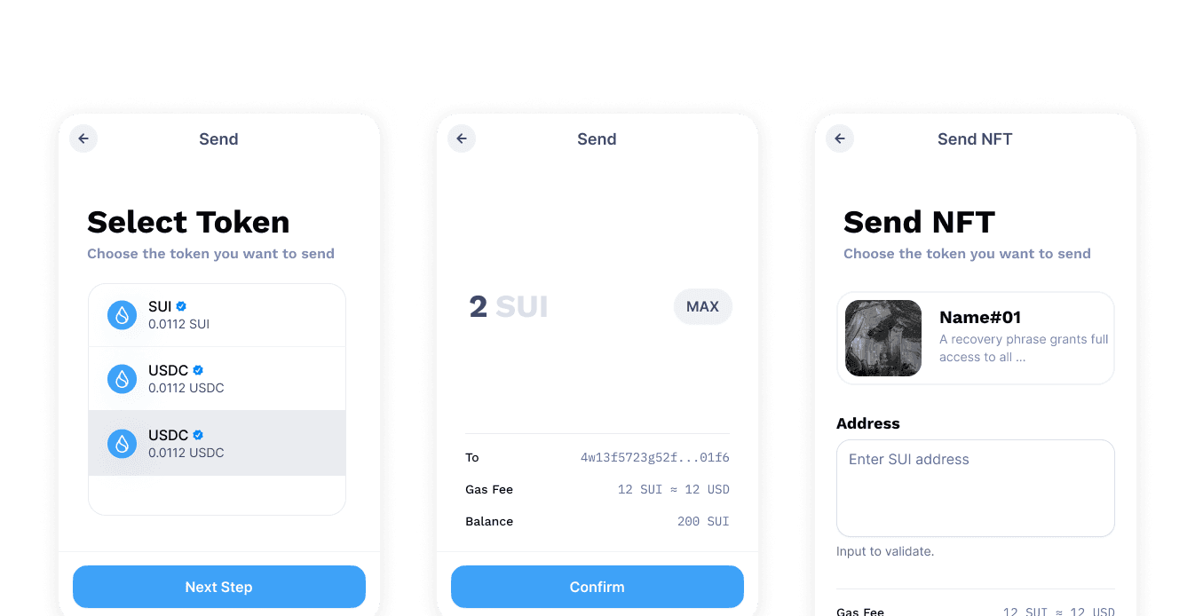 Suiet Sui Wallet screenshot