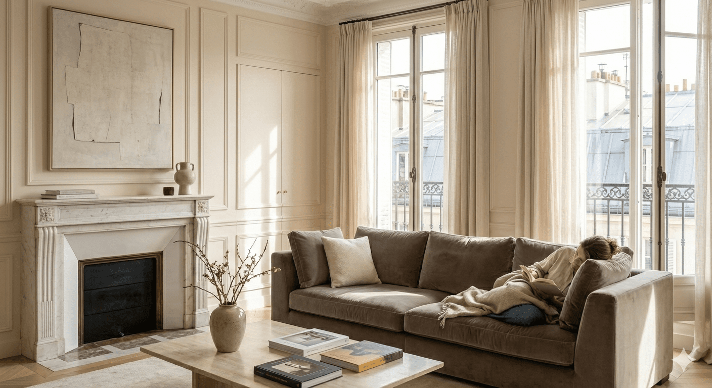 A calculator ontop a table