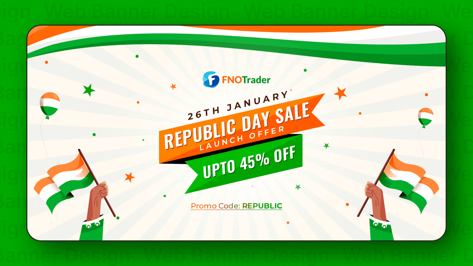 Republic Day Sale Banner