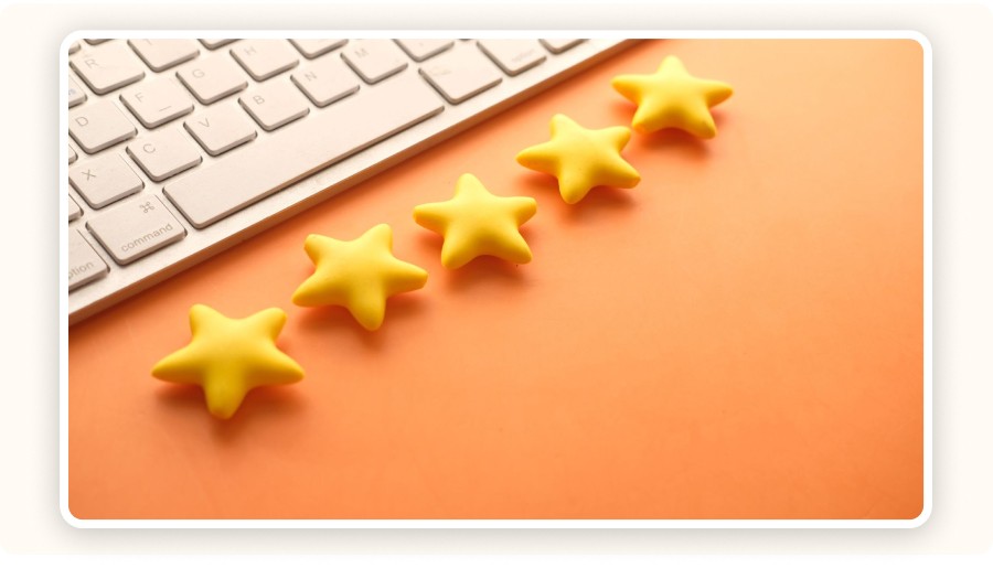 Five stars illustration