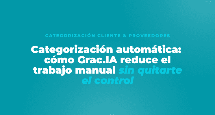 Categorizar clientes y porveeores con IA