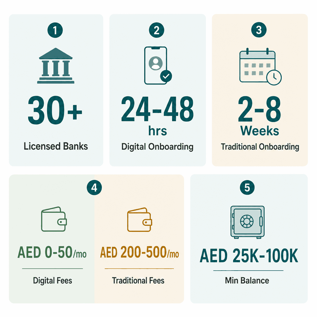 Infographic: Digital Banking vs Traditional Banking in the UAE: Which is Right for Your Business?