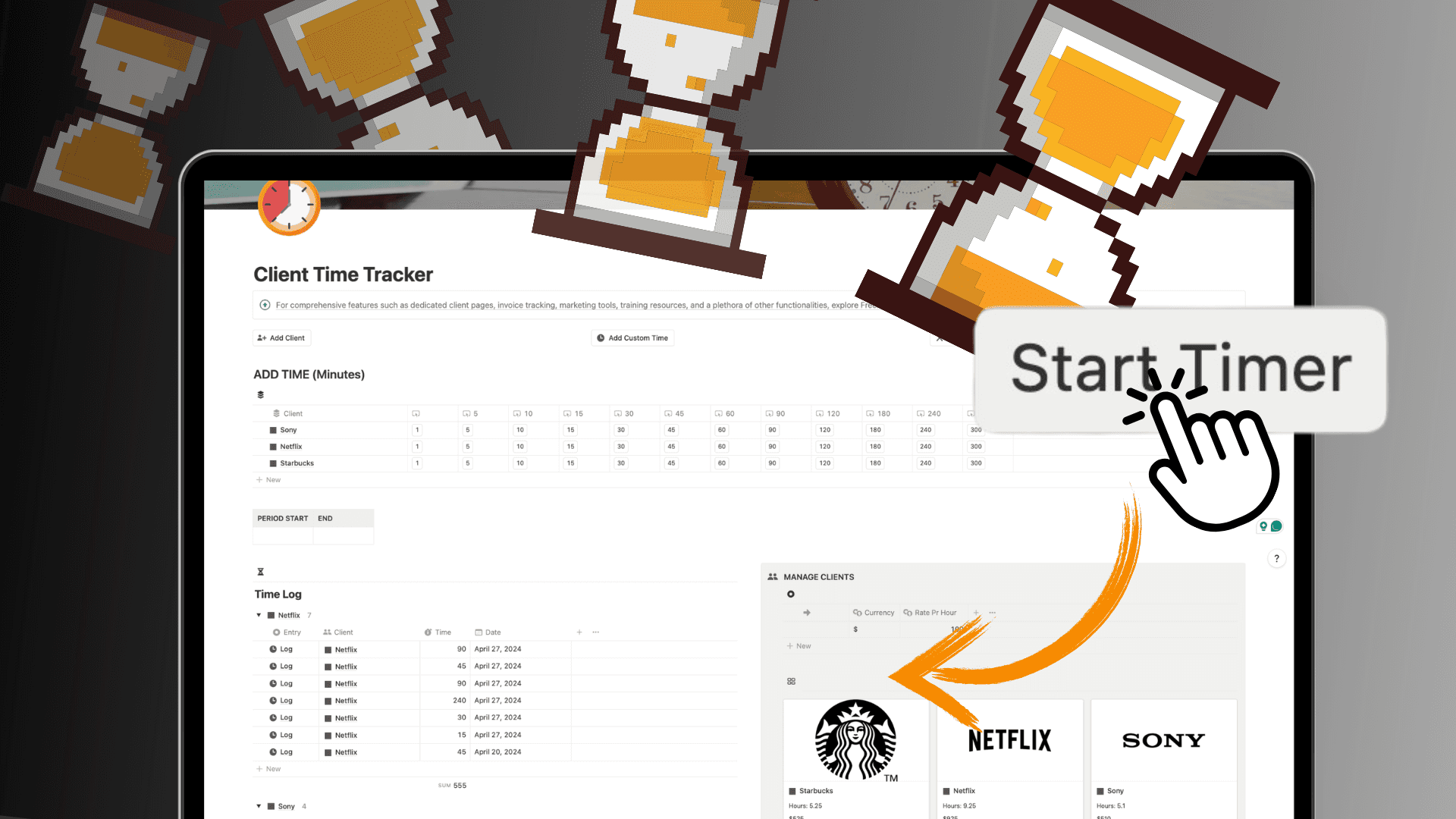 Best Notion client training planner tracking template for personal trainers
