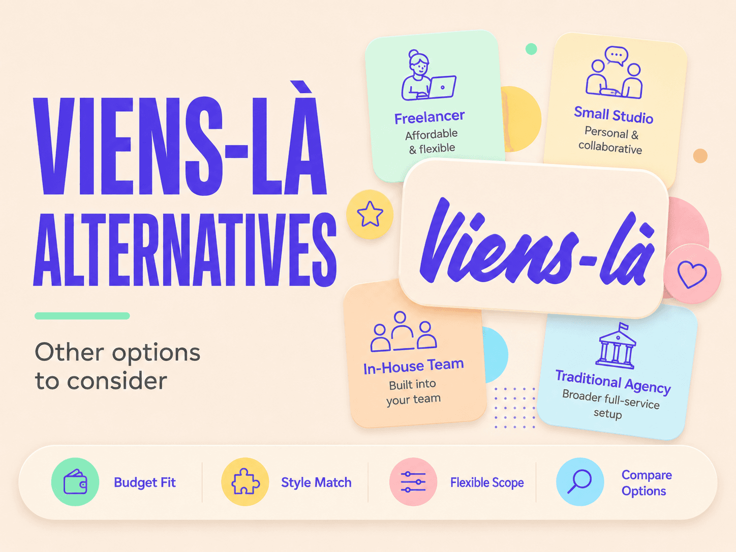 Viens-là alternatives comparison table