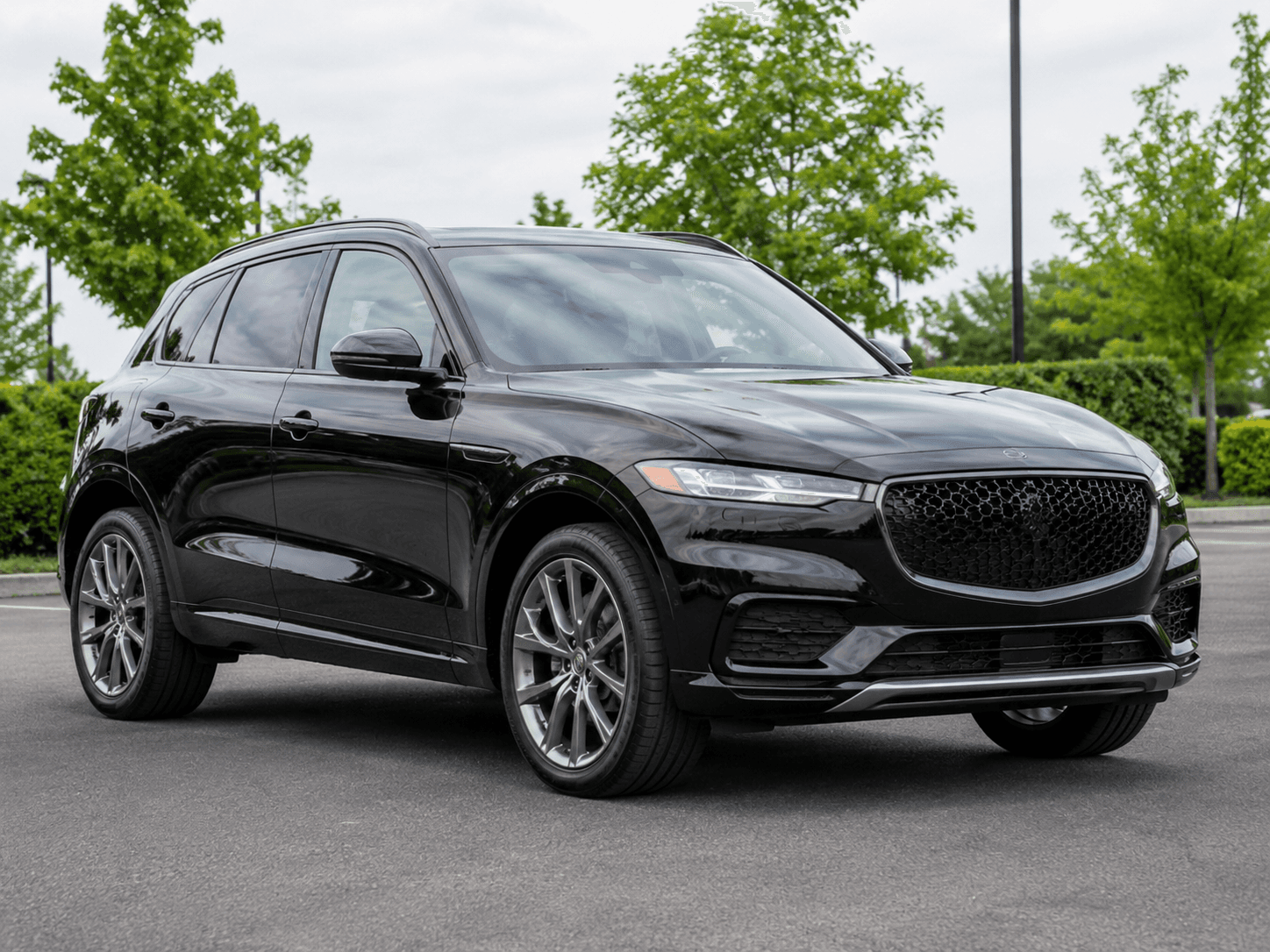 Black luxury SUV