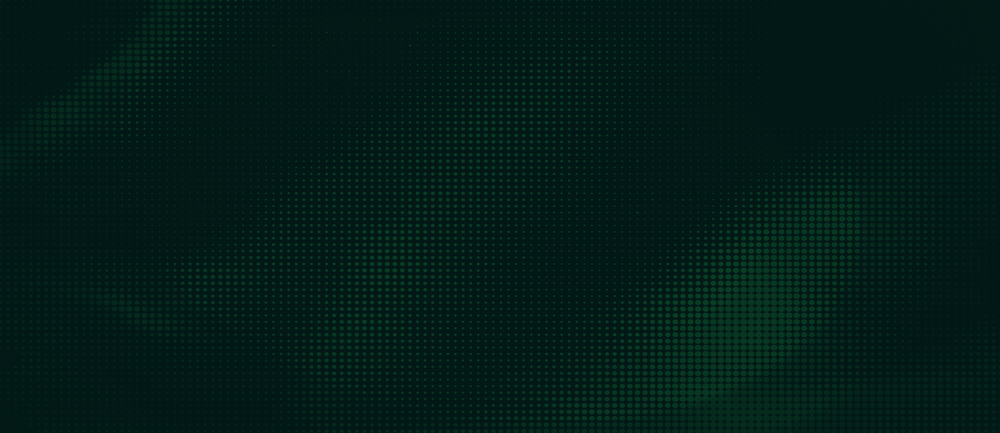 Green background featuring a pattern of colorful dots scattered across the surface.