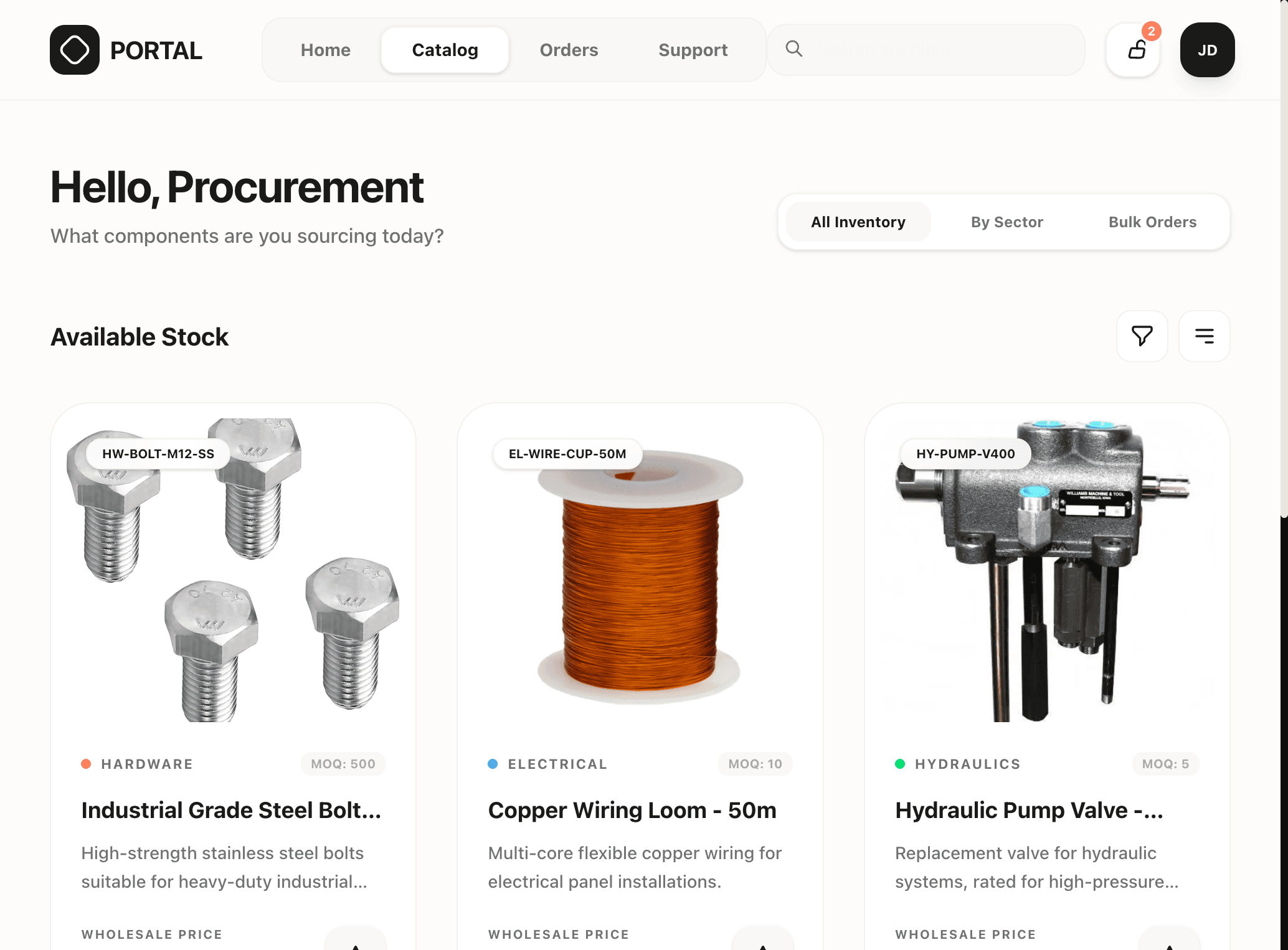 An image of Dreelio's dashboard