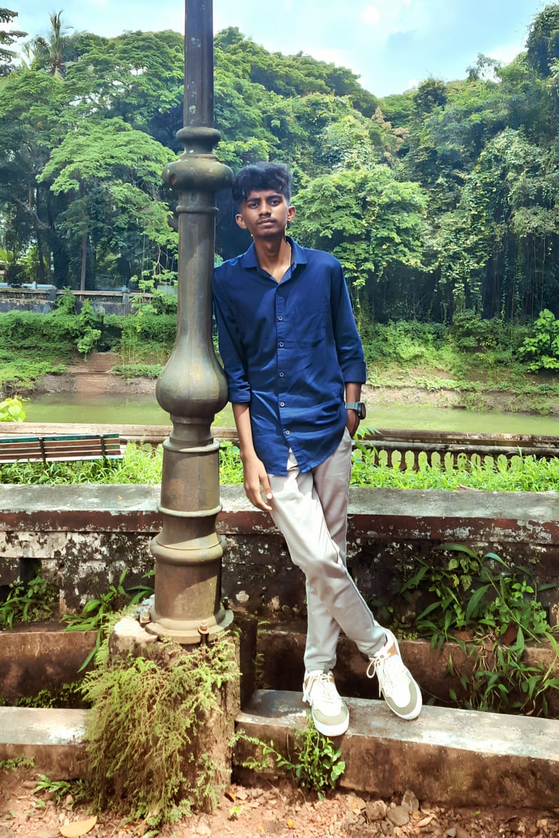 Portrait of portfolio creator – back view