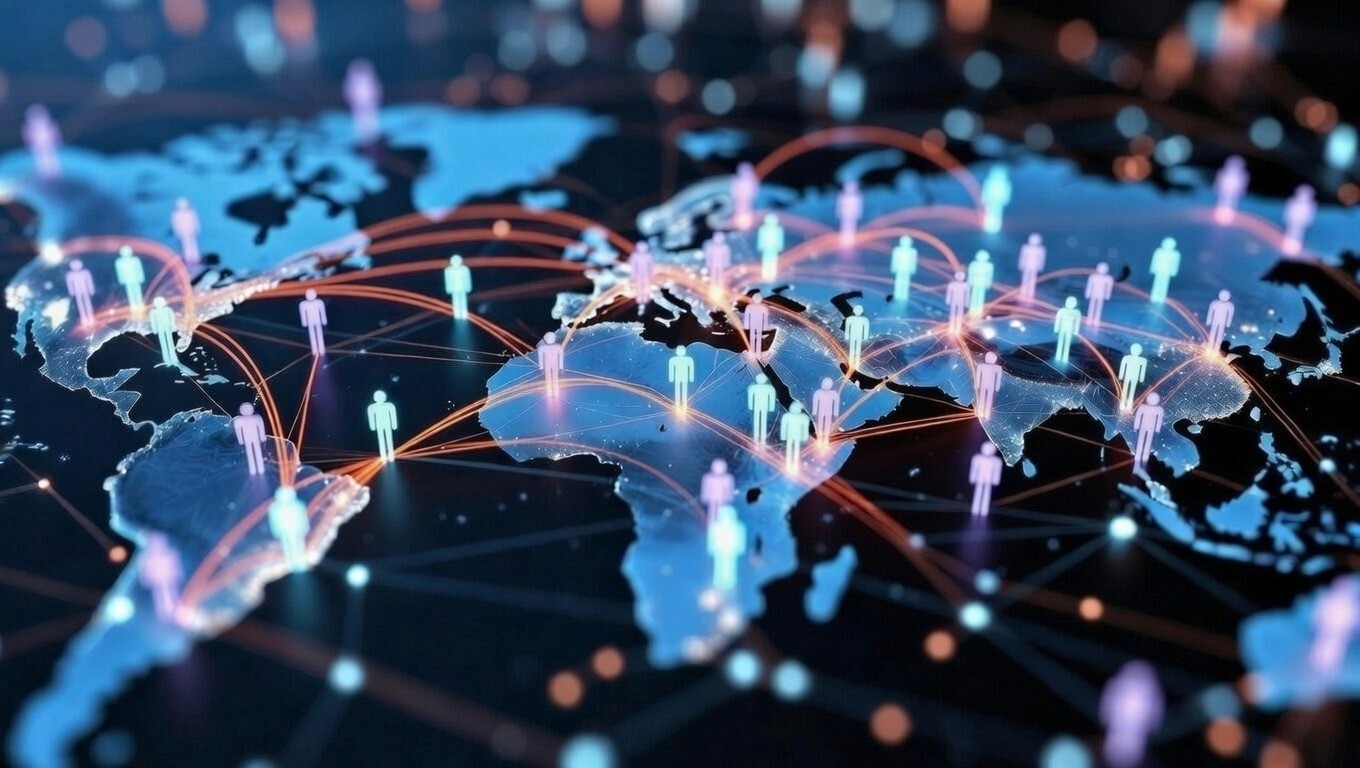 a night time picture of a highway with cars passing by