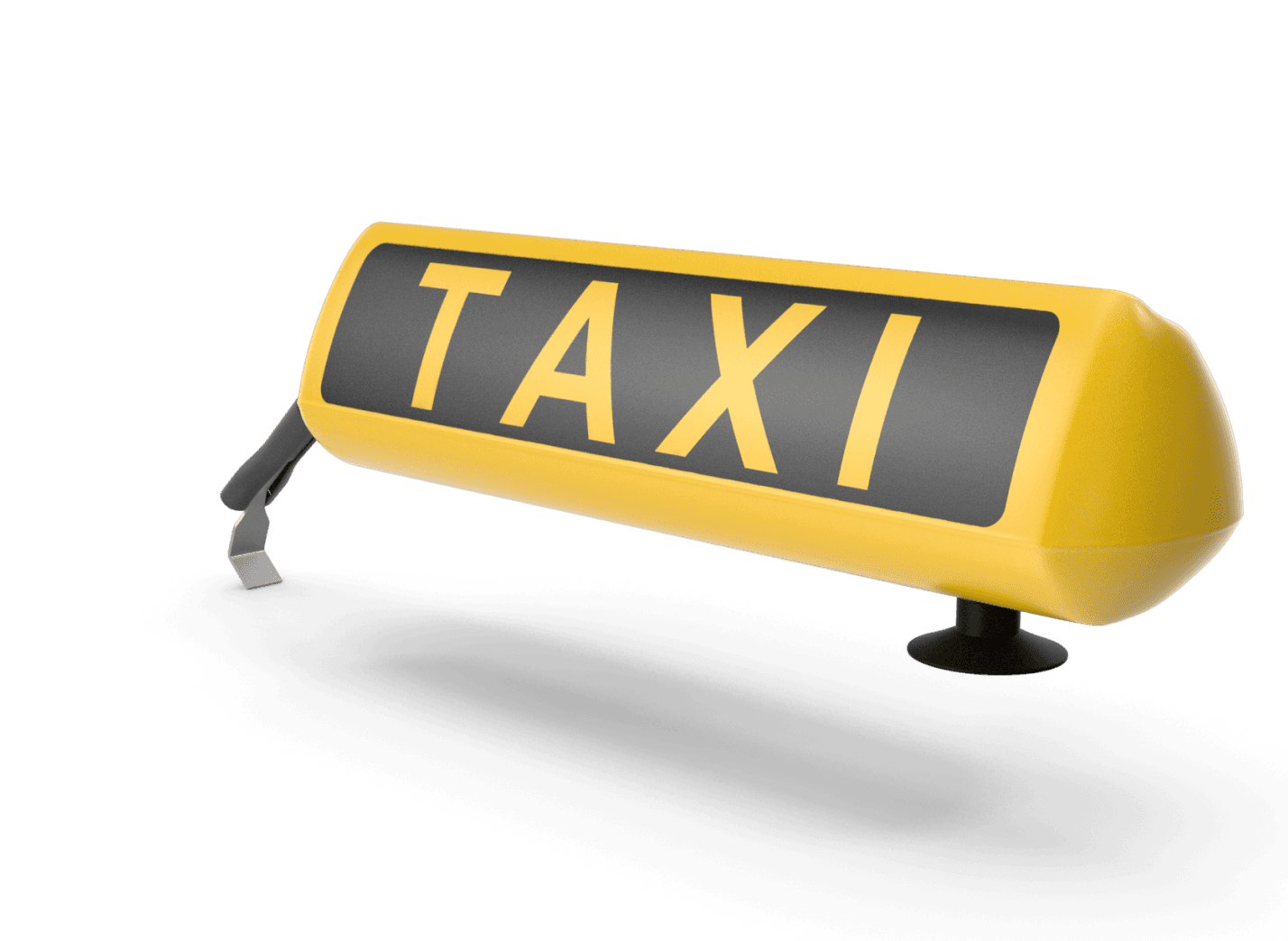 Freigestelltes Taxilicht