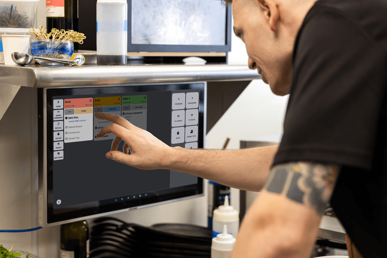 Kitchen Display System illustration