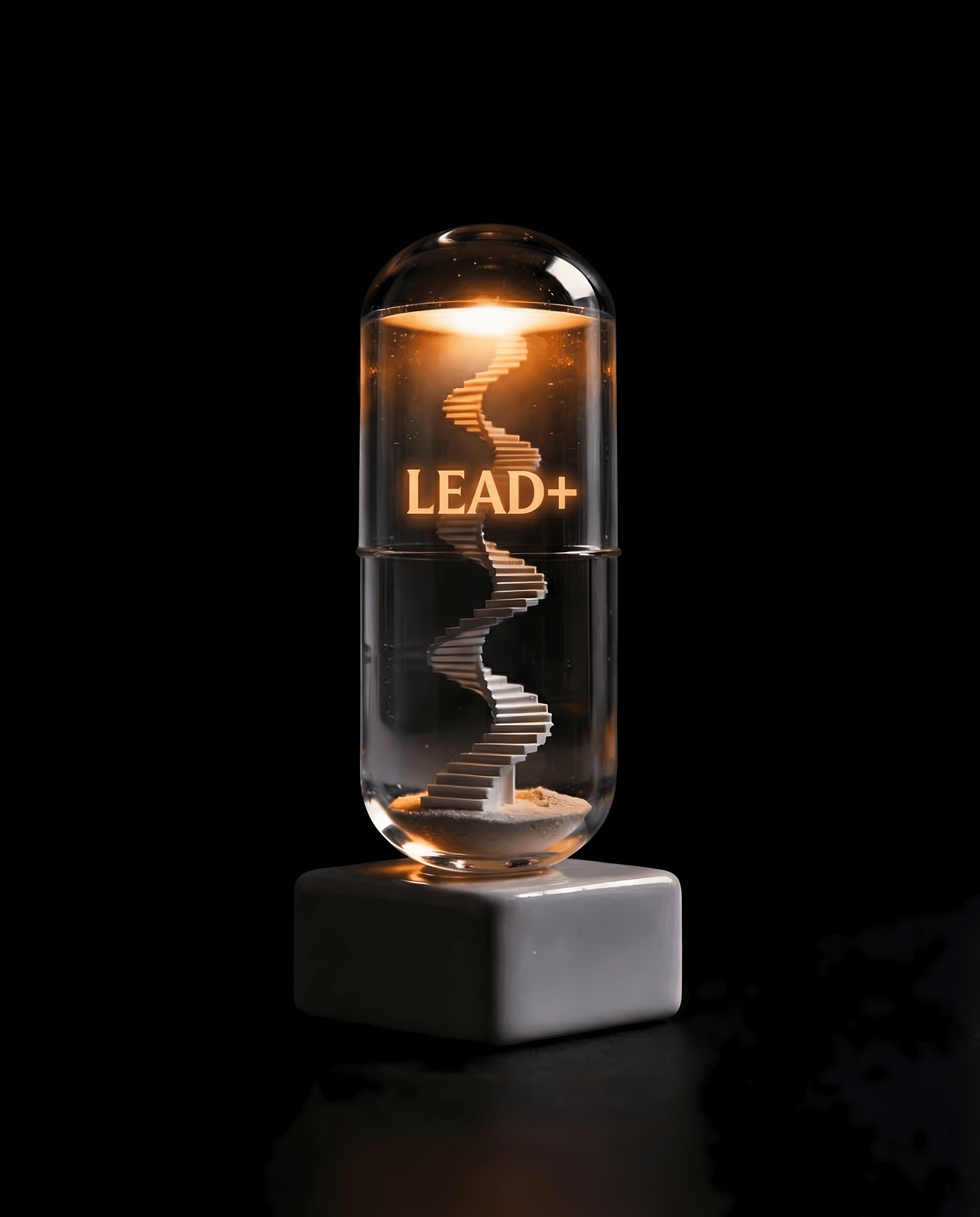 Ad-Wise Lead Pod — glowing capsule
