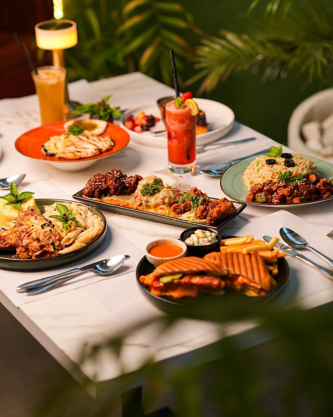 Restaurant Food table