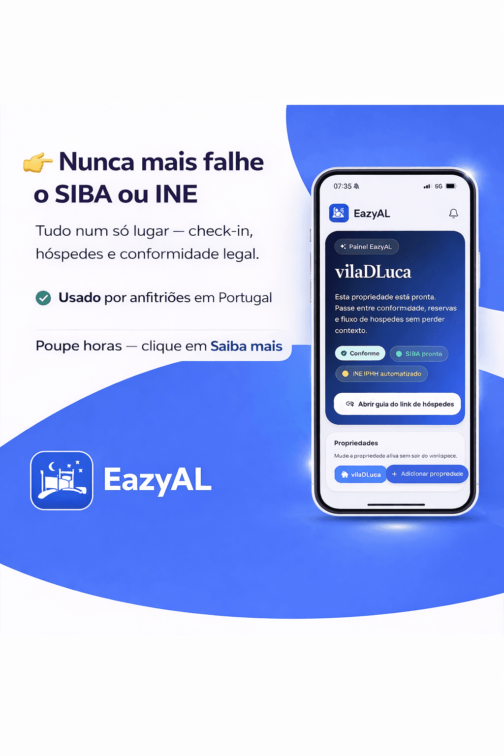 EazyAL app: Simplify check-in & legal compliance for Portuguese hosts