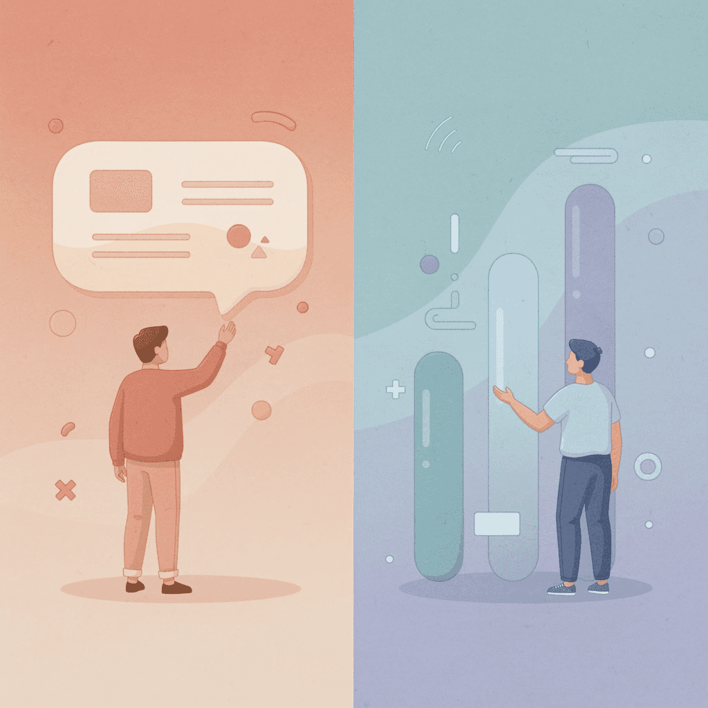 Split scene comparing public school and homeschool environments