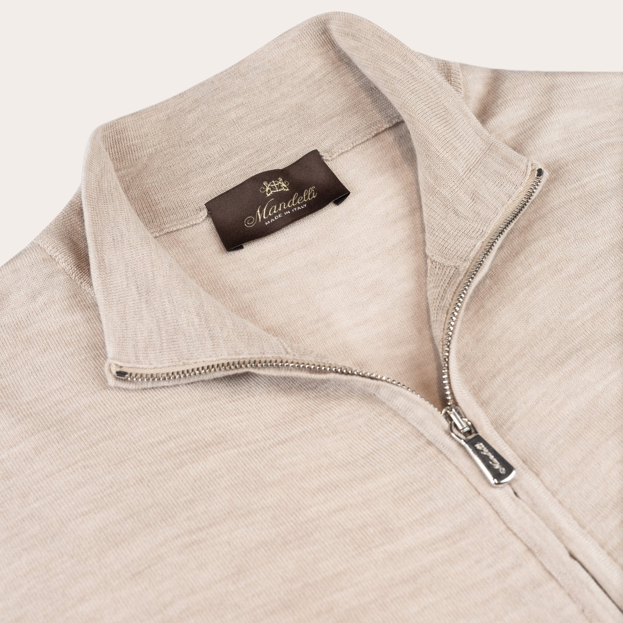 Spring Full Zip Knitwear Jumper - Mandelli UK