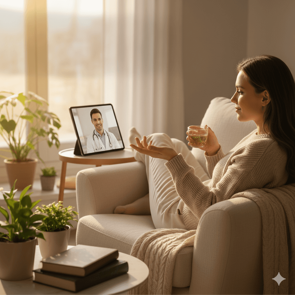 Hablá con médicos matriculados online, recibí tu receta digital y pedí tus medicamentos en el día.