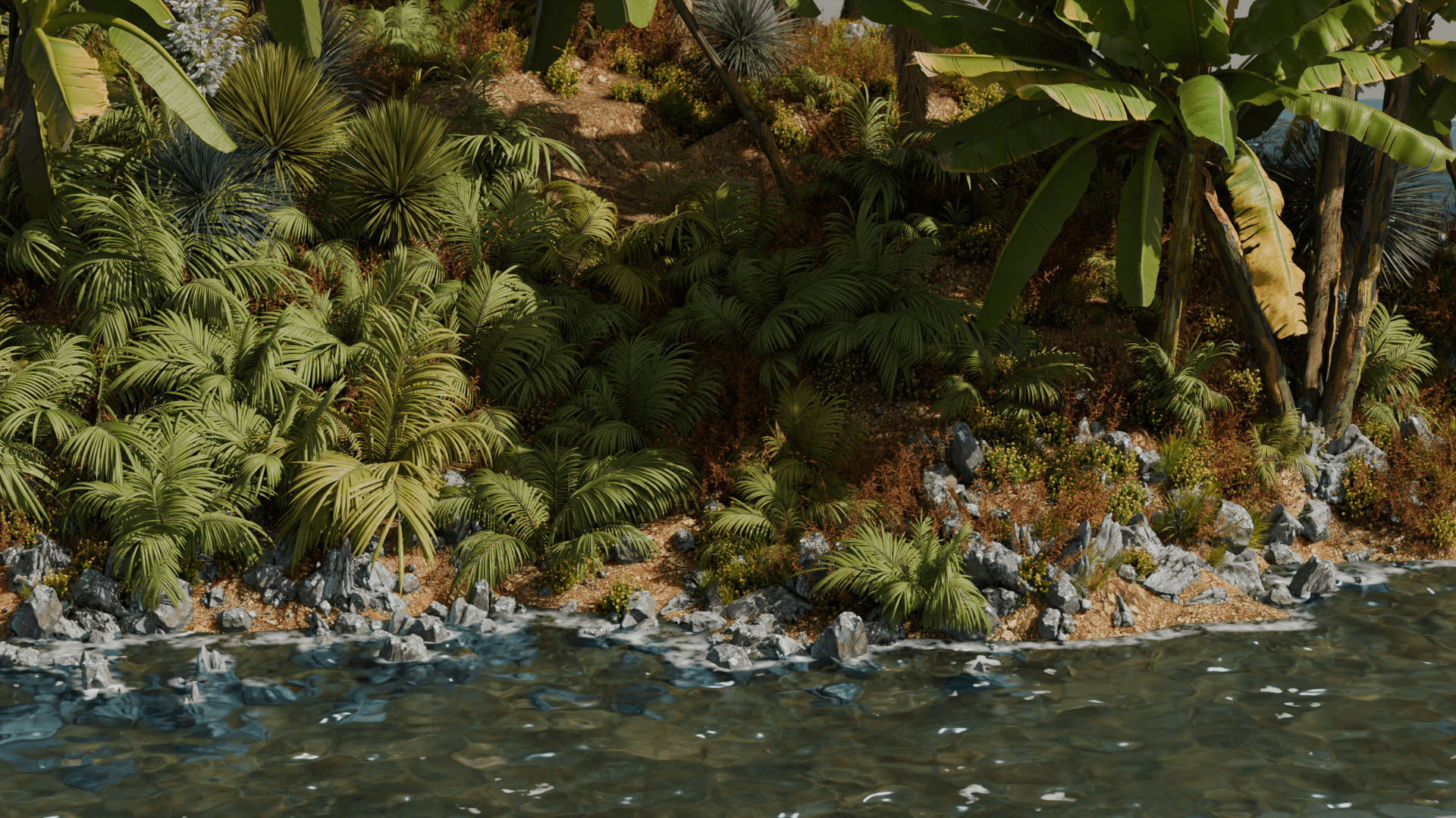 3d Render of Greenery
