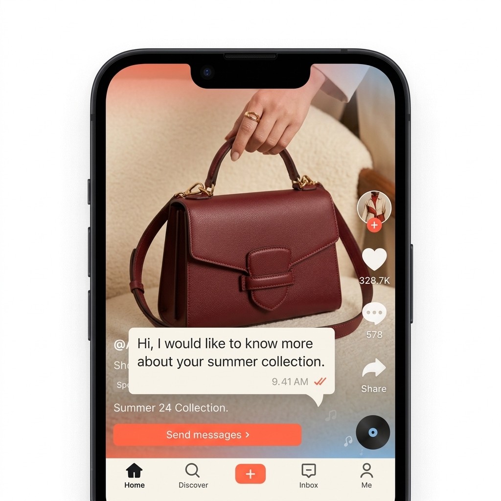 TikTok messaging ads
