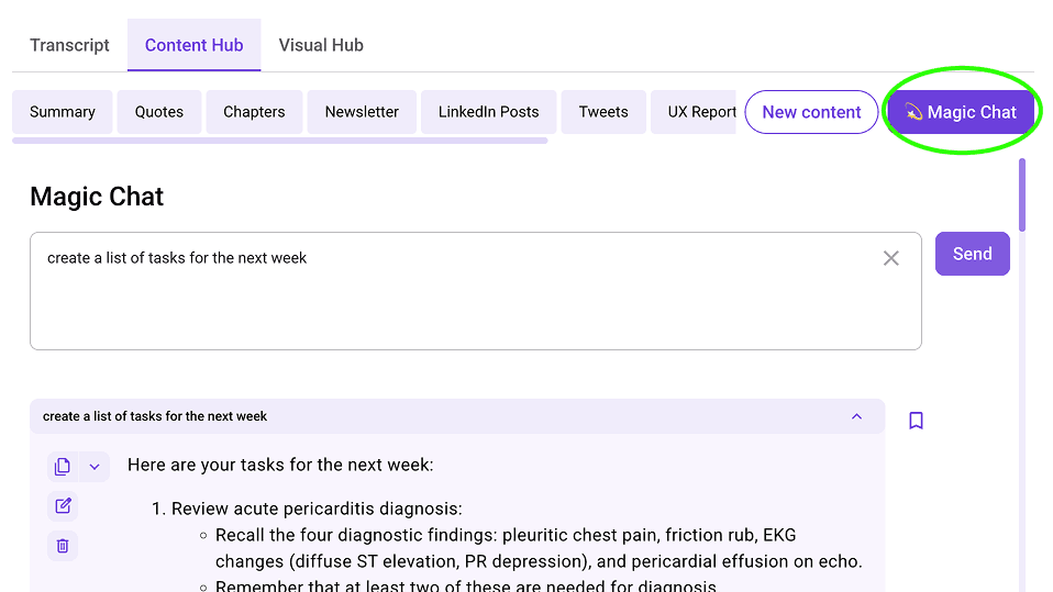 ContentHub Whispertranscribe screenshot