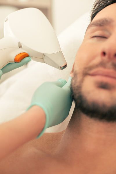 Pigmentation Removal Treatment Being Performed