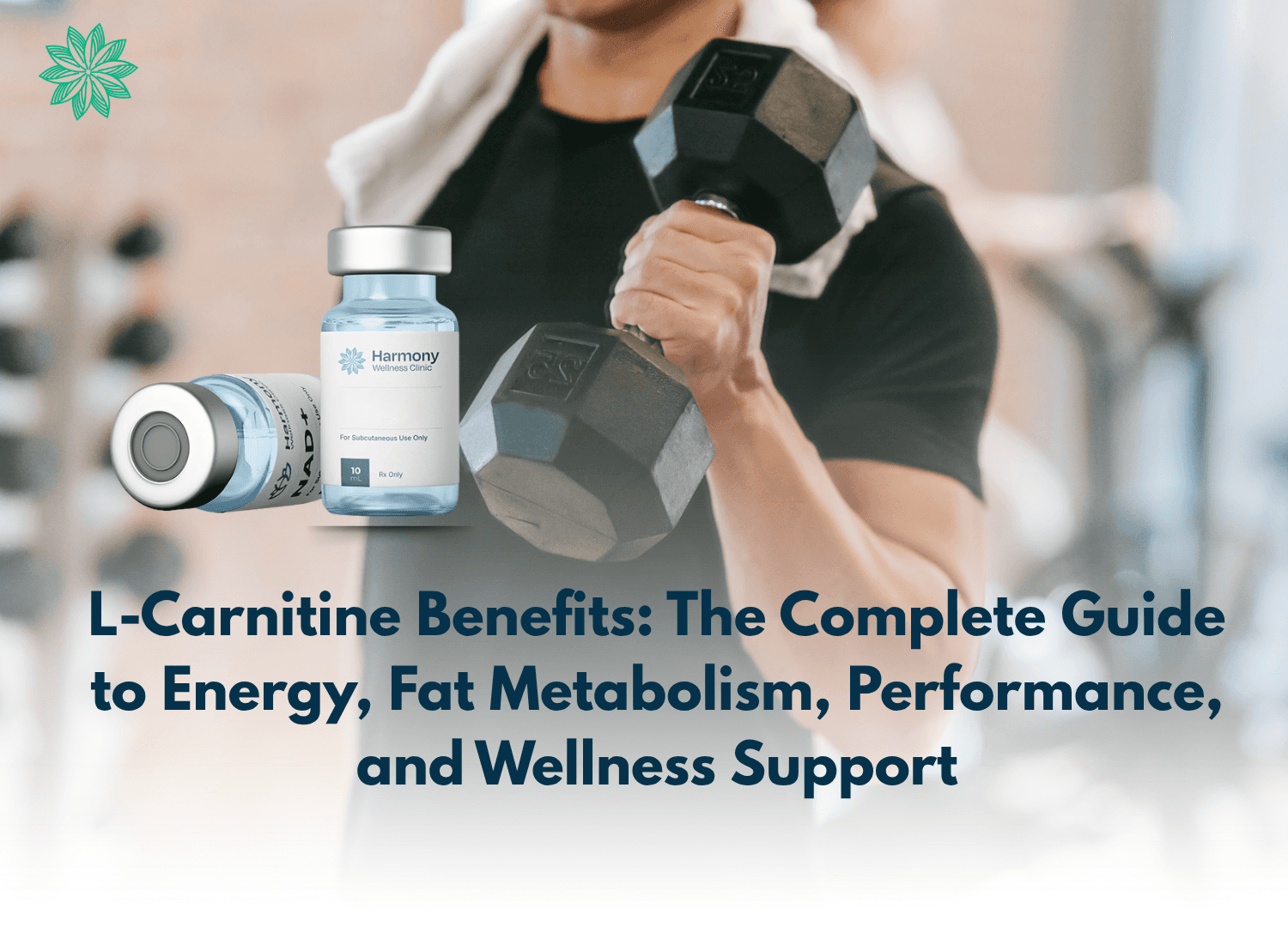 Medical provider preparing L-Carnitine injection while explaining L-Carnitine benefits for energy, fat metabolism, and performance support.