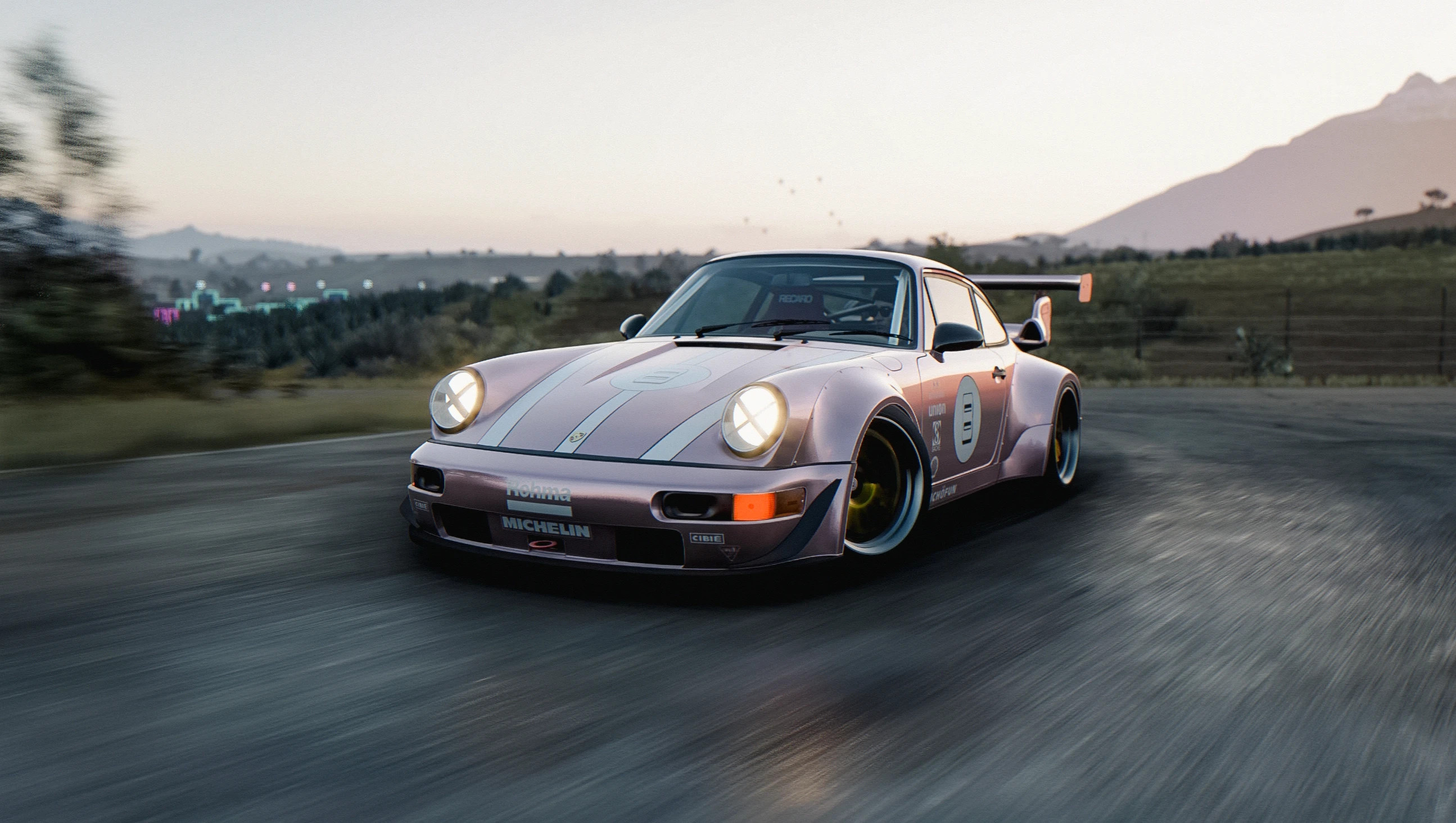 Hoonigan Rauh-Welt Begriff Porsche 911 Turbo 1991 - Porsche "GOON"