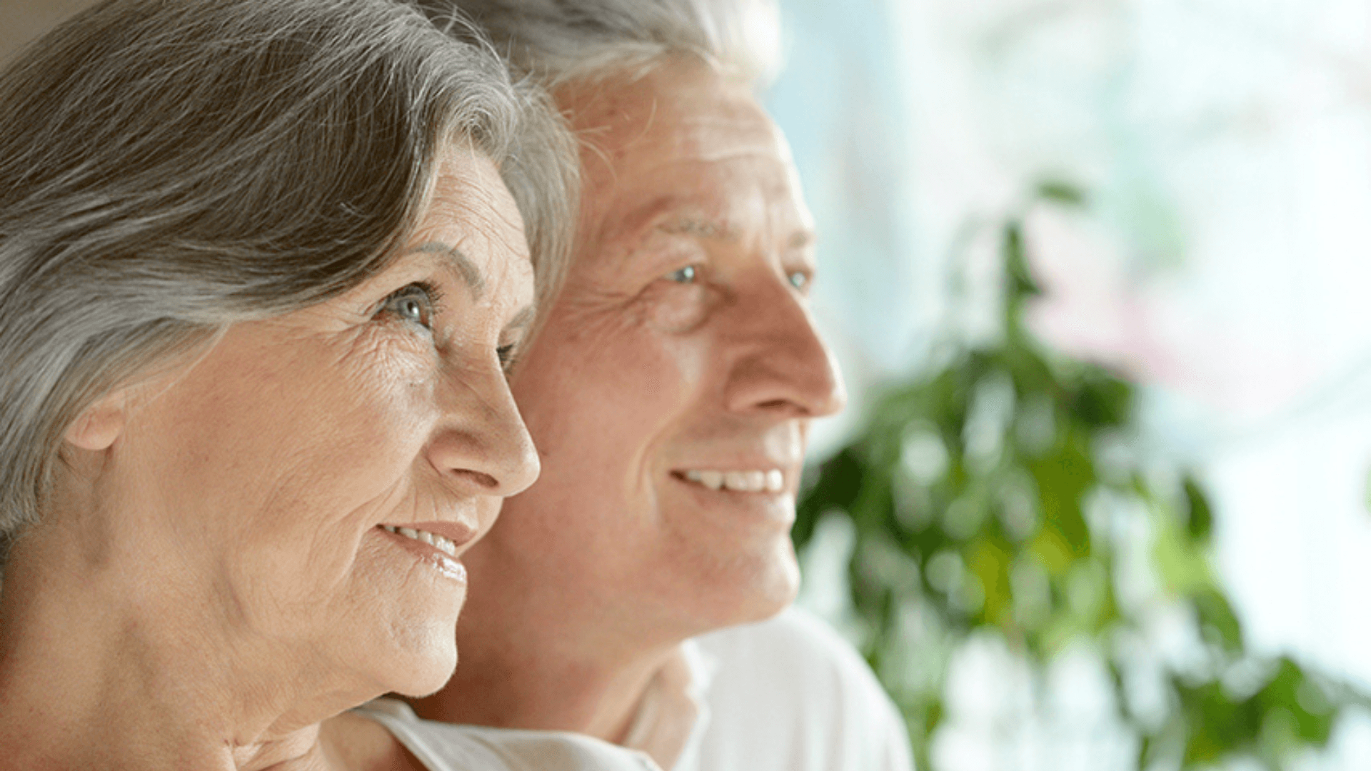 Close up of a middle-aged couple