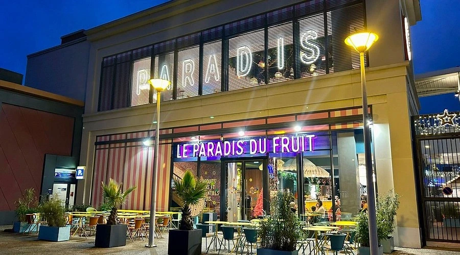 devanture enseigne paradis du fruit