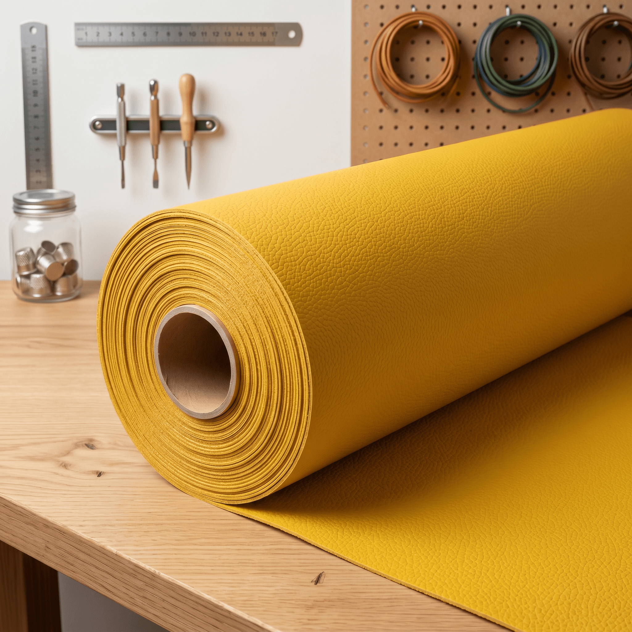Rolo de tecido Uruguai cor 10171 Amarelo