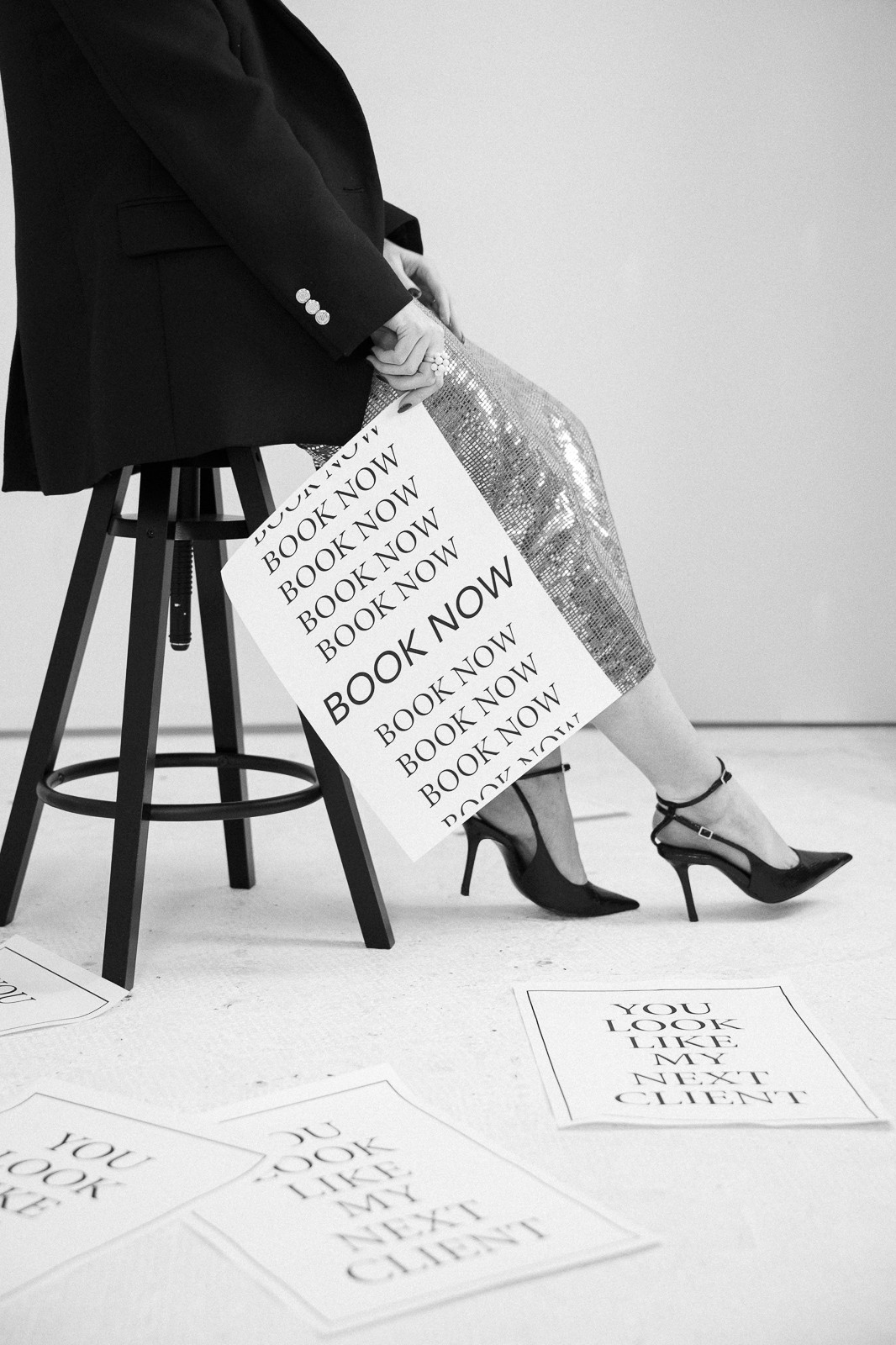 Drone shot of a running track at night
