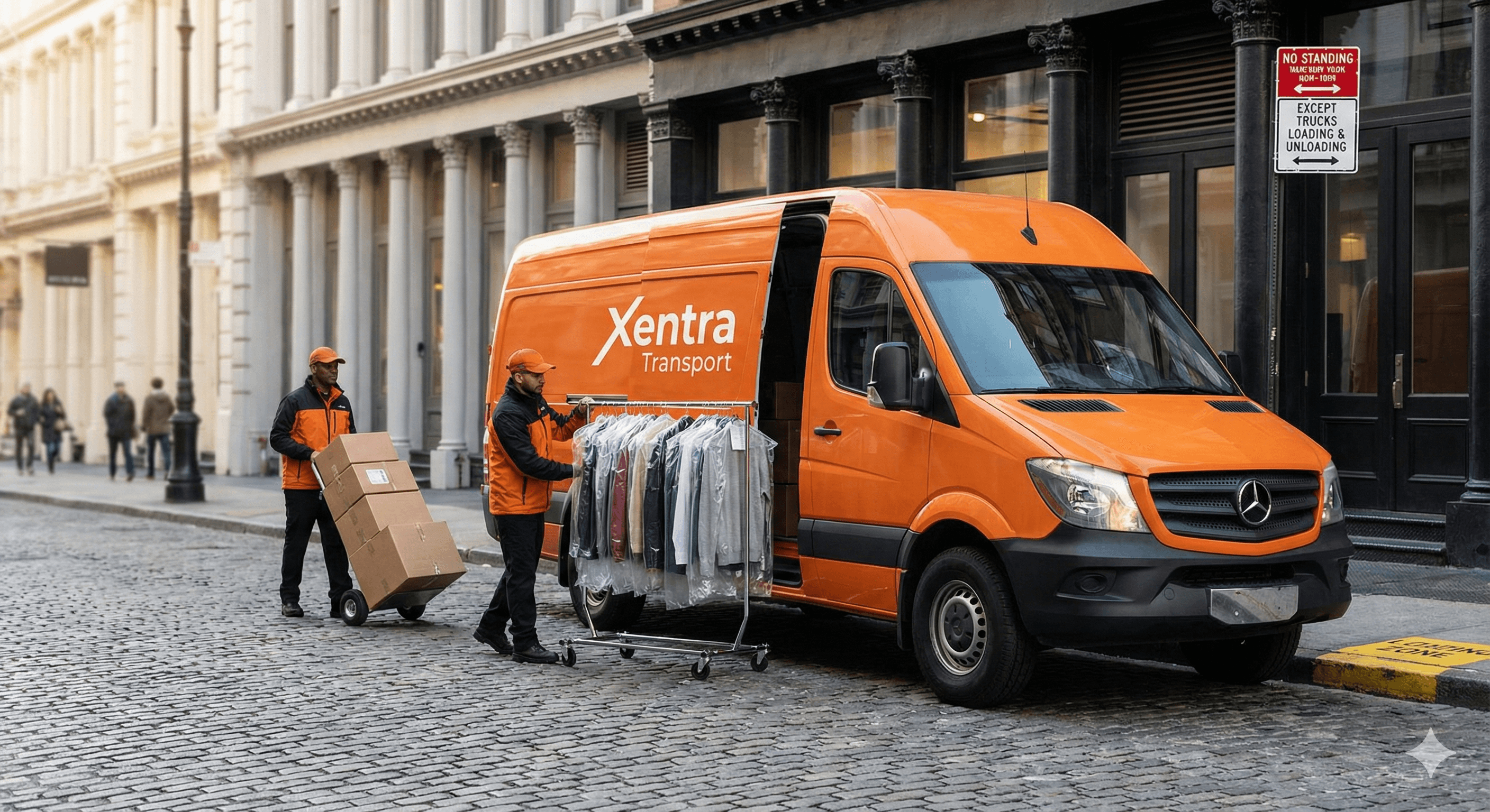 sprinter van doing bulk delivery order