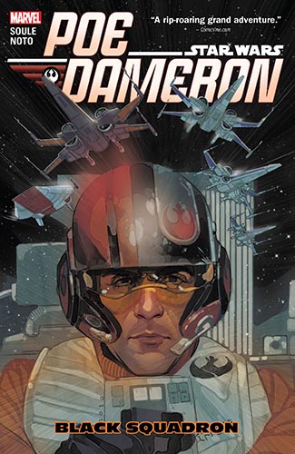 ><p><strong><em>Star Wars: Poe Dameron</em></strong> <em>(2016-2018)<br>31 Issues</em></p><p><strong><em>Writer: </em></strong><em>Charles Soule</em><strong><em><br>Artist: </em></strong><em>Phil Noto (1-13), Angel Unzueta (14-31)</em><br></p><p><strong><em>Star Wars: Poe Dameron </em></strong><em>chronicles the escapades of the titular pilot and Black Squadron as they run missions for the burgeoning Resistance in the era leading up to The Force Awakens. This series examines the depths of Poe’s character and fleshes out the pilots that surround him in the events of the film. Fans that need more Snap Wexley and dogfights in their life can’t afford to miss this one.</em></p><p><strong><em>Order Here: </em></strong><a href=