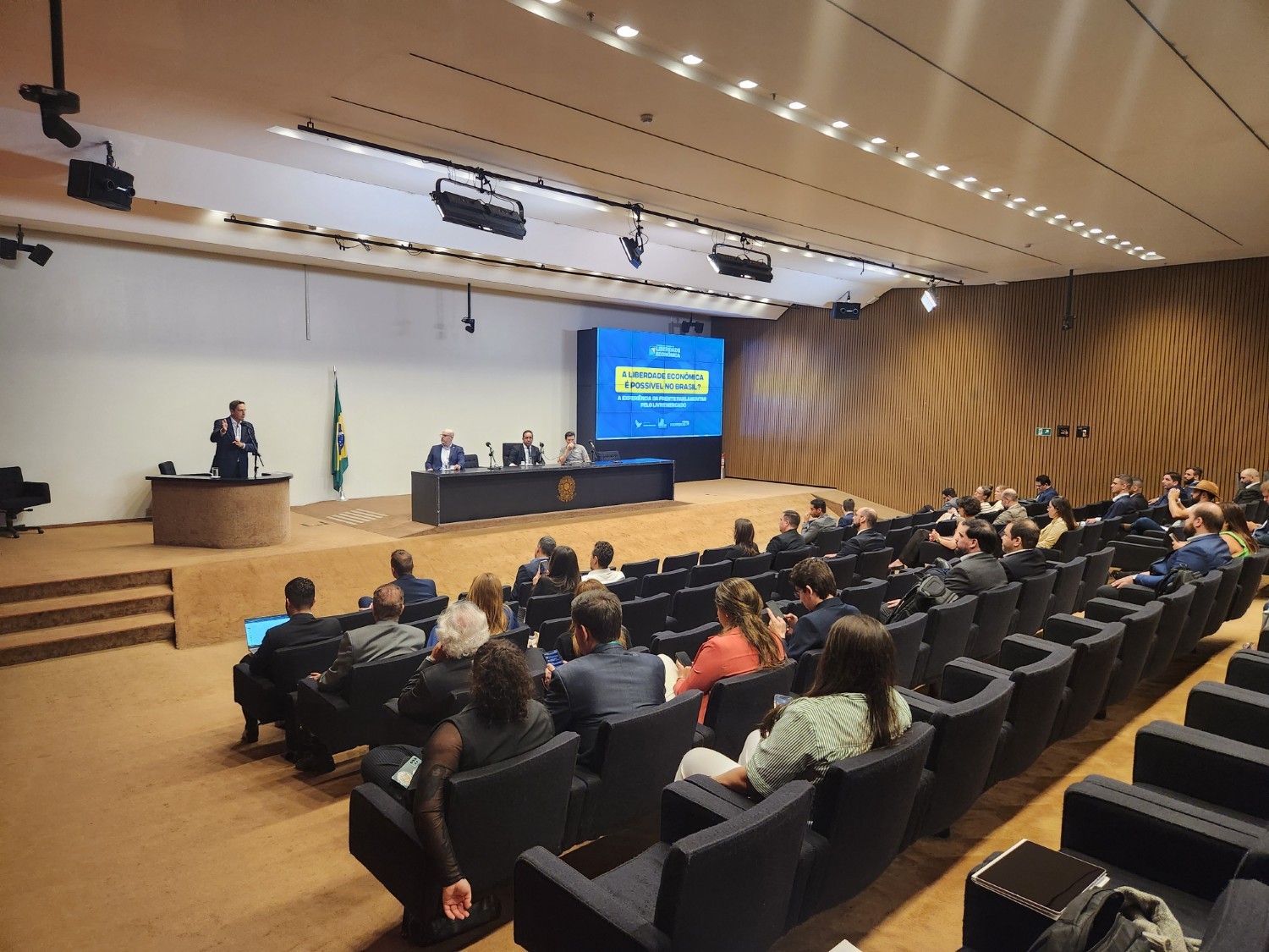 Foto da Conferência Nacional de Liberdade Econômica