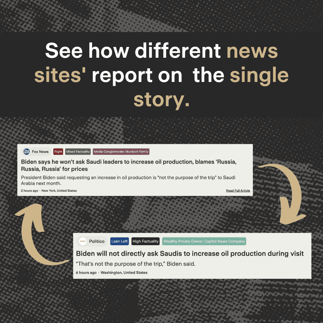 Ground News campaign example