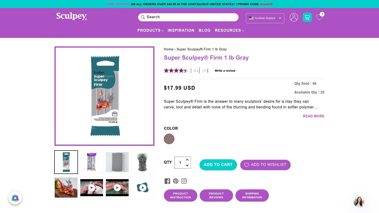 Sculpey Super Sculpey polymer oven-bake clay