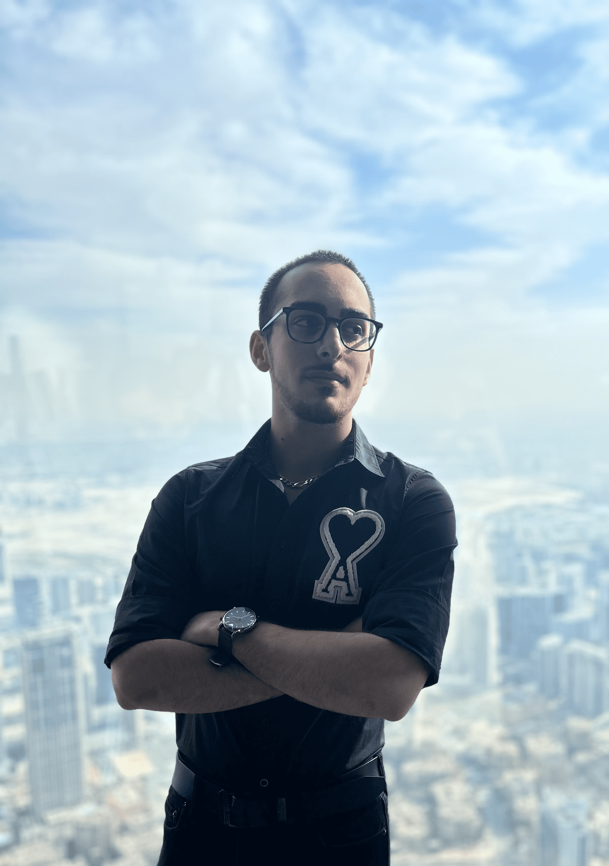 Woman with color palette