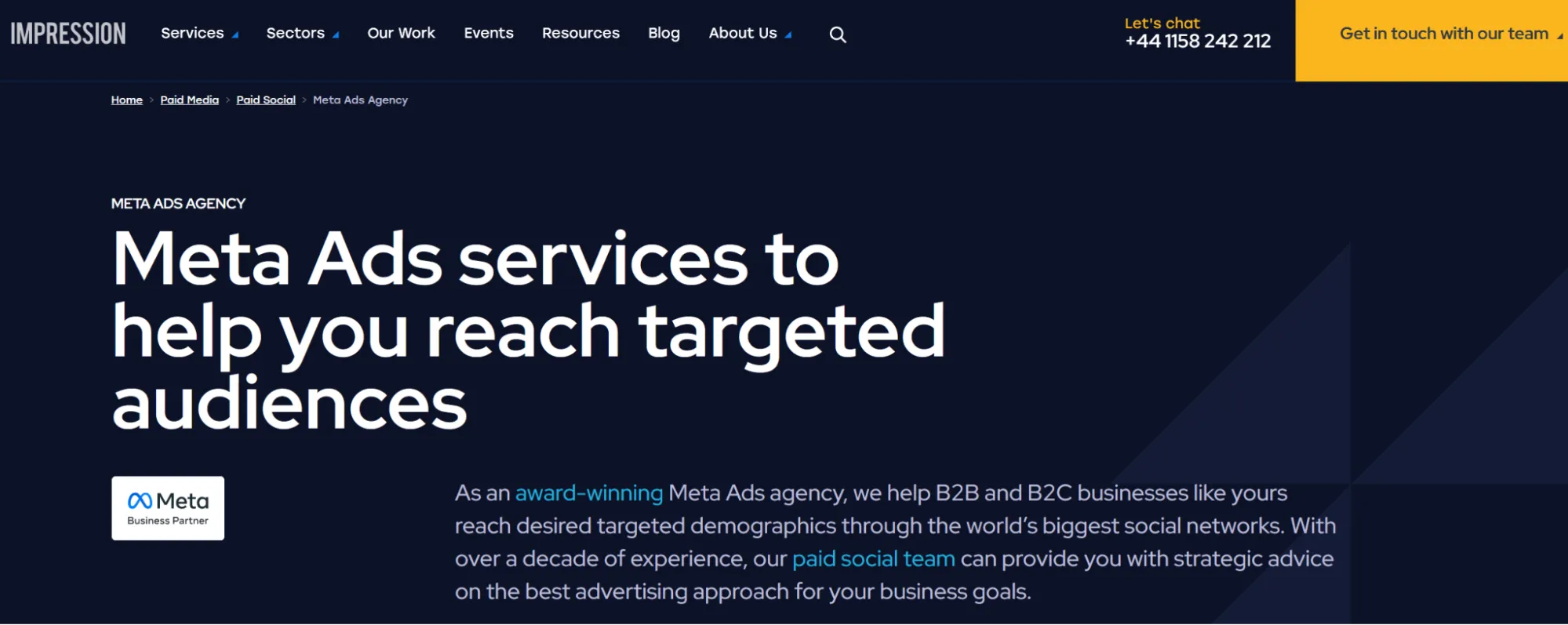 Impression Digital - Best for data-led full-funnel coordination