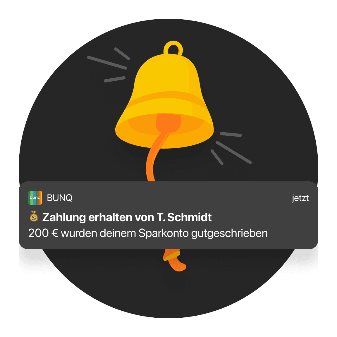 Fordere Geld in der App an