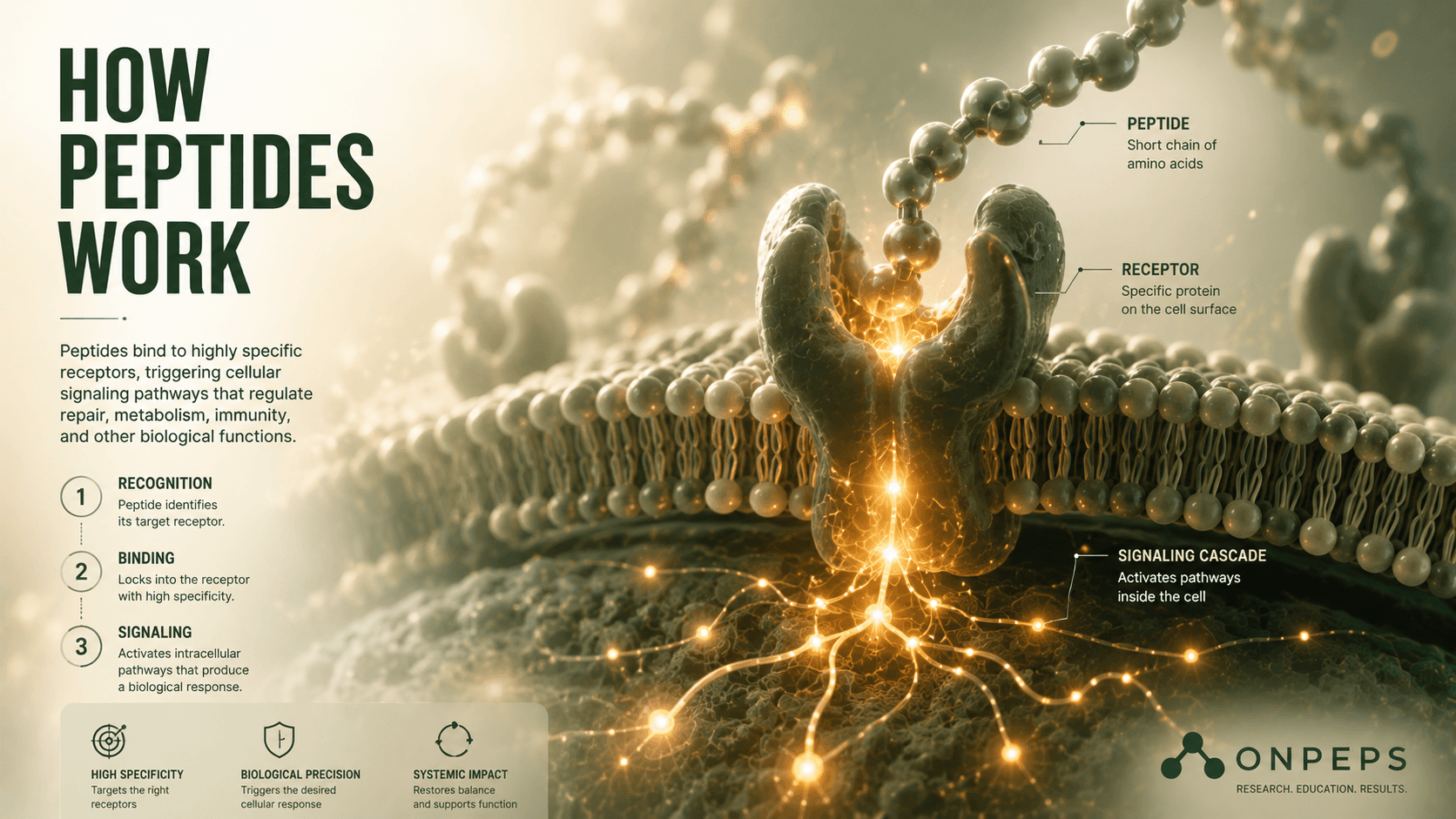 how peptides work in the body by onpeps - making peptide decisions easier