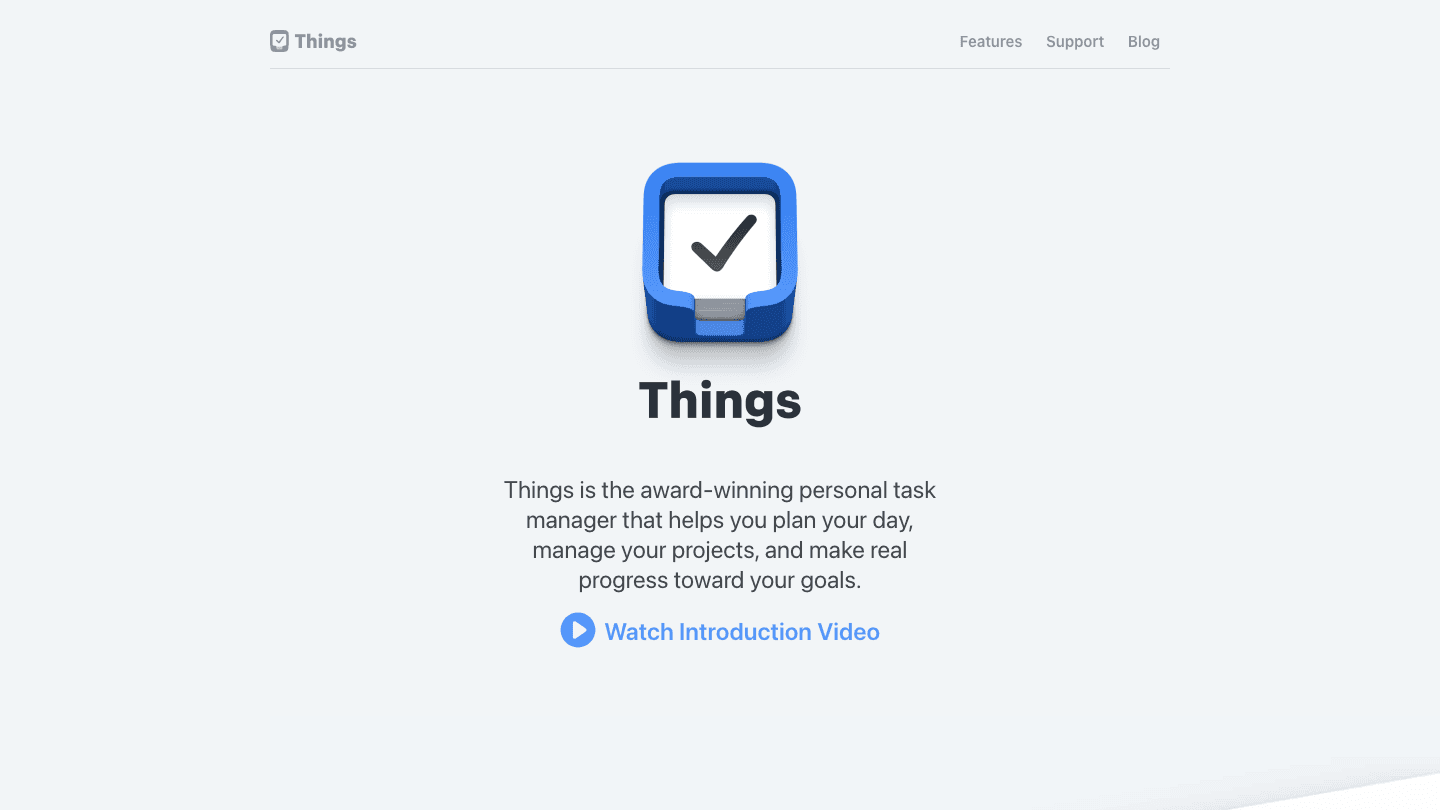 Things 3 task manager app