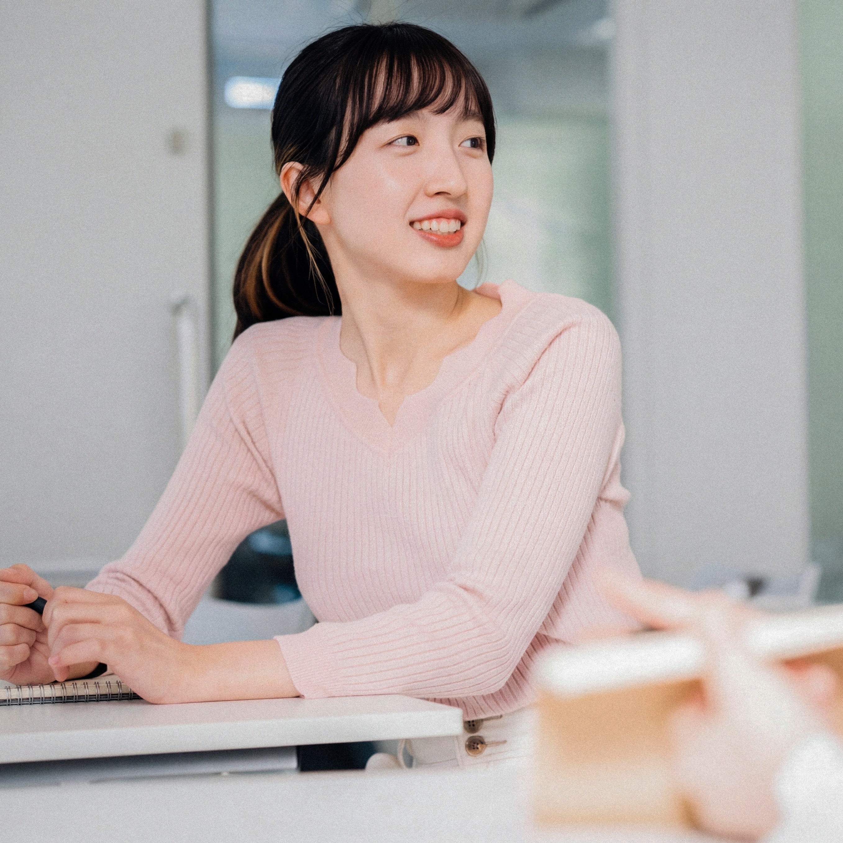 A student reading carefully during a study session at 612 Academy, representing focus and discipline.