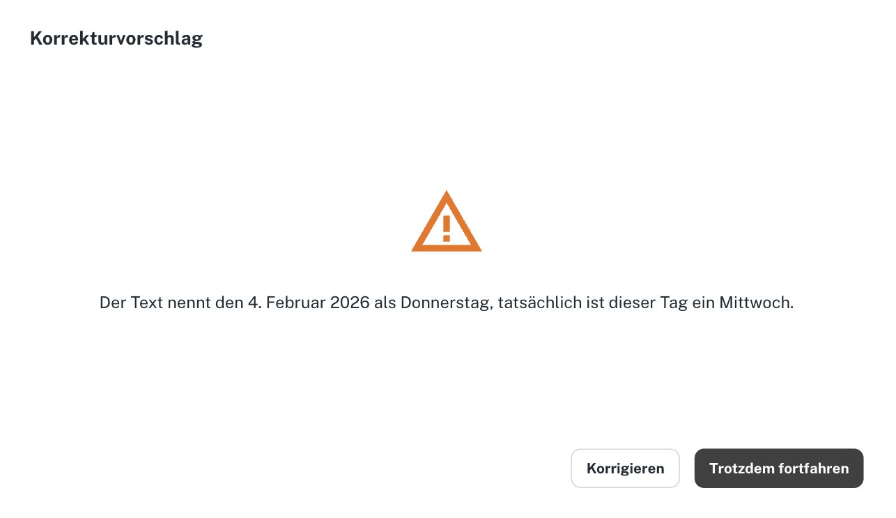 Wiedervorlage Screenshot