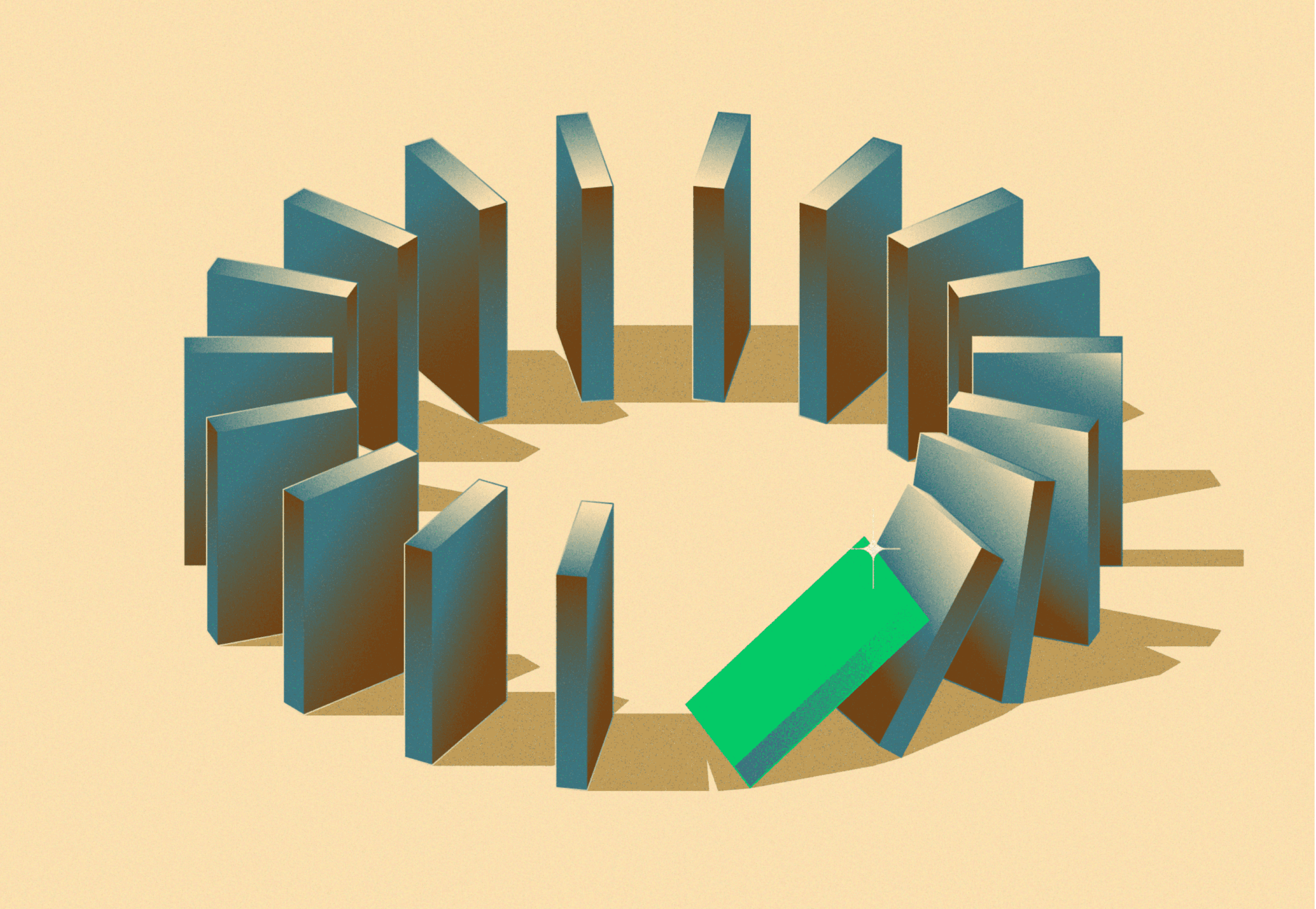 EXPLAIN — Our illustrations are bridging the gap between technology and a personal touch, by showing human intervention.