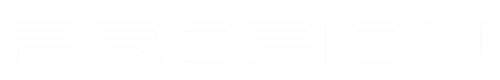 Logo with stylized text and shapes.
