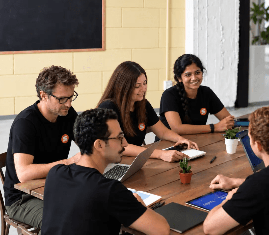 Sellerpass Global team conducting a strategy meeting as part of the selective onboarding process for high-performing Amazon brands